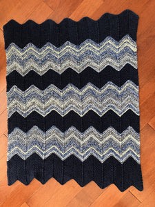 384 Chevron Baby Blanket