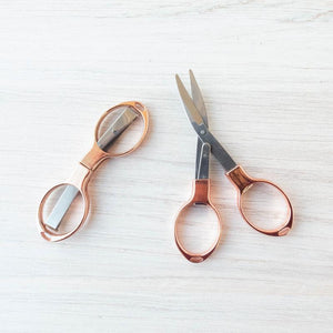 Rose Gold Folding Scissors