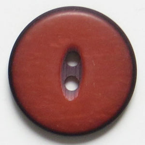 28mm 2-Hole Round Button - orange