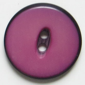28mm 2-Hole Round Button - pink