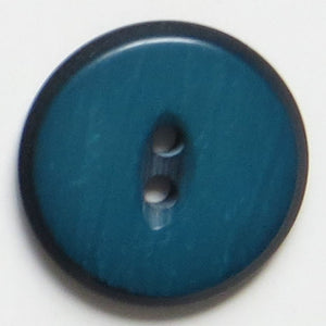 28mm 2-Hole Round Button - green