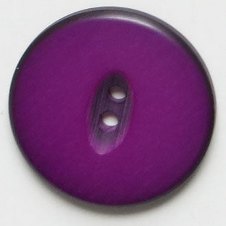 34mm 2-Hole Round Button - purple